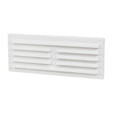 Timloc 9x3 Plastic Internal Louvre Grille Vent White